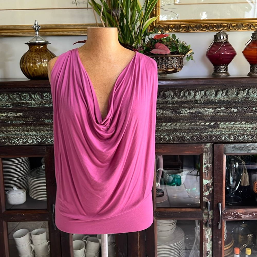 Riller Drape Neck Sleeveless Tank